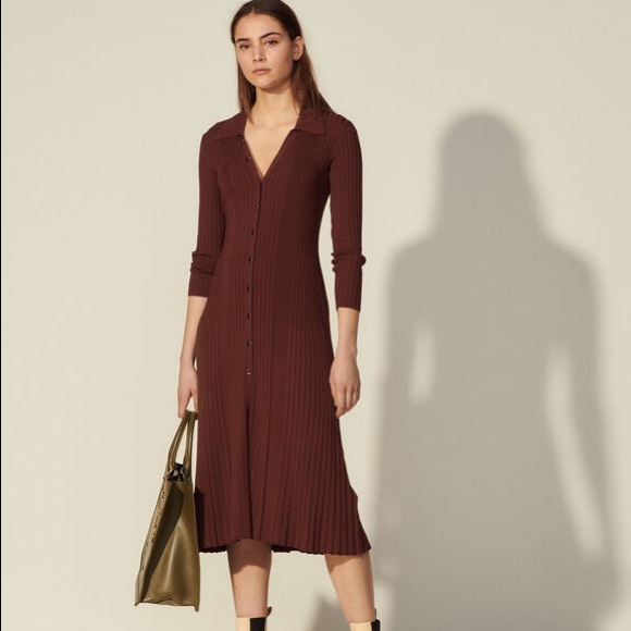 sandro sweater dress